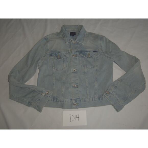 Tommy Hilfiger Jean Jacket Size Large Ginny Womens -0812D14 - Picture 1 of 2